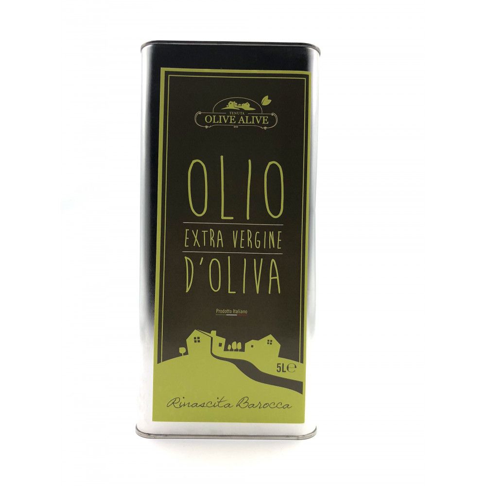 Extra Virgin Olive Oil by Olive Alive, Renaissance Baroque 5L can