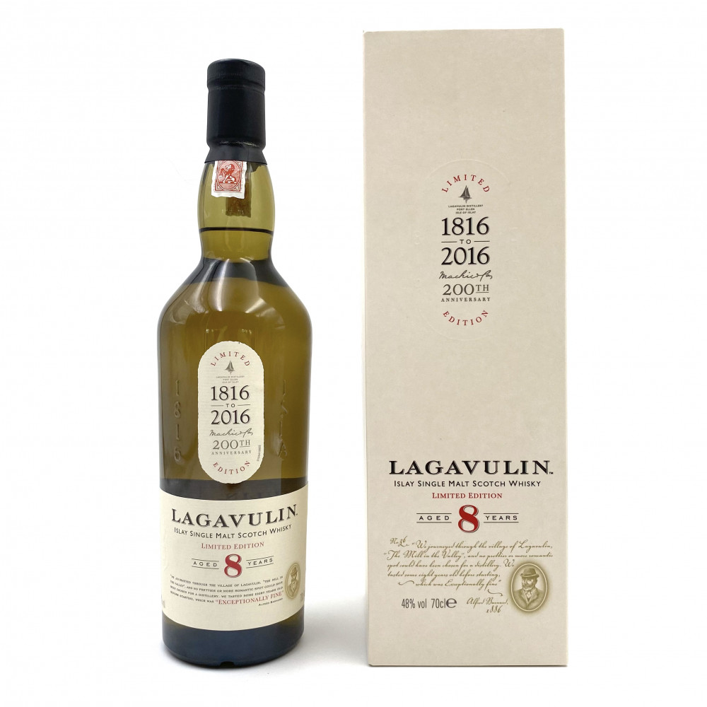 Whisky Lagavulin 0eme Anniversaire 8 Ans Single Malt Scotch Edition Limitee Islay Ecosse