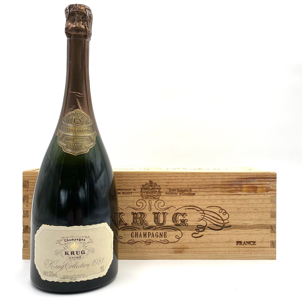 Krug Collection 1981, original wooden case