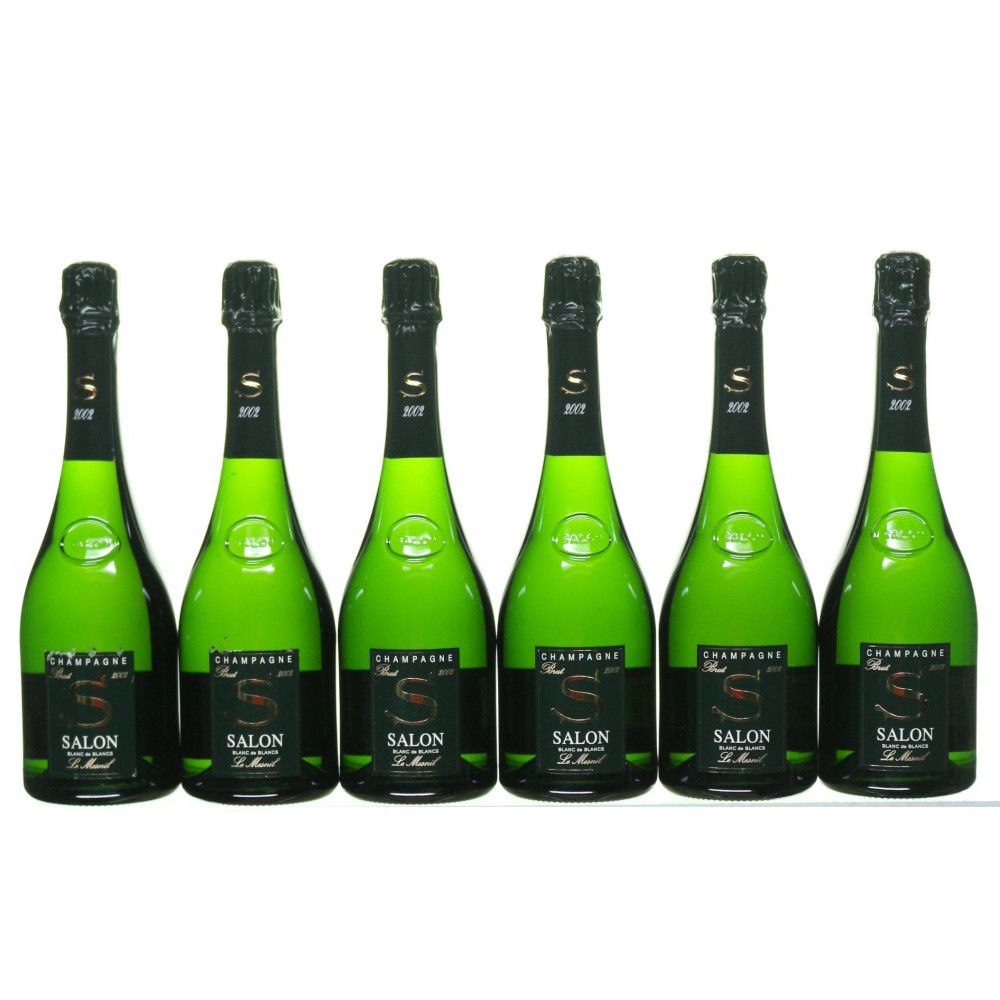 Champagne Salon Cuvée S Le Mesnil Blanc de Blancs Brut millésimé 2002, 6 x 75cl CBO - World Grands Crus